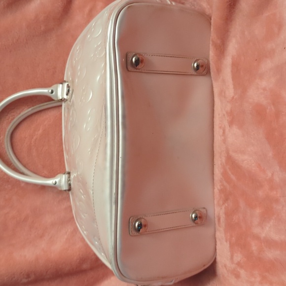 Disney Loungefly Mickey Loves Minnie White Embossed Purse - Picture 6 of 10